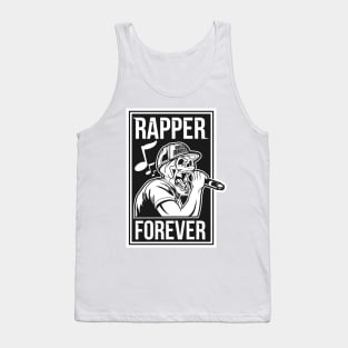 SKULL RAPPER black and white Tank Top